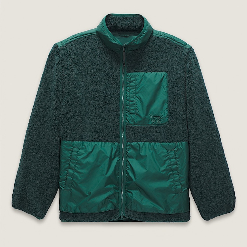 NWT / vans / Navigate Highpile Jacket in Rainforet Green